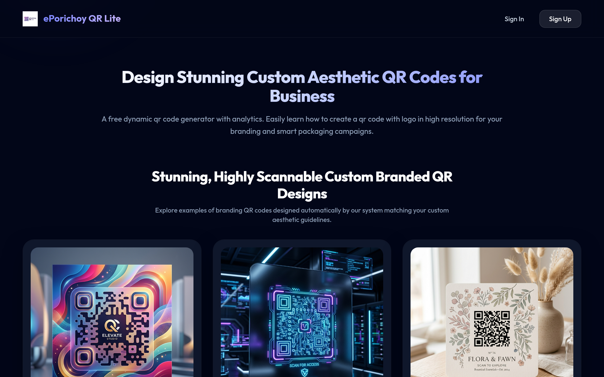QR Lite – Dynamic Brand QR Designer Mockup